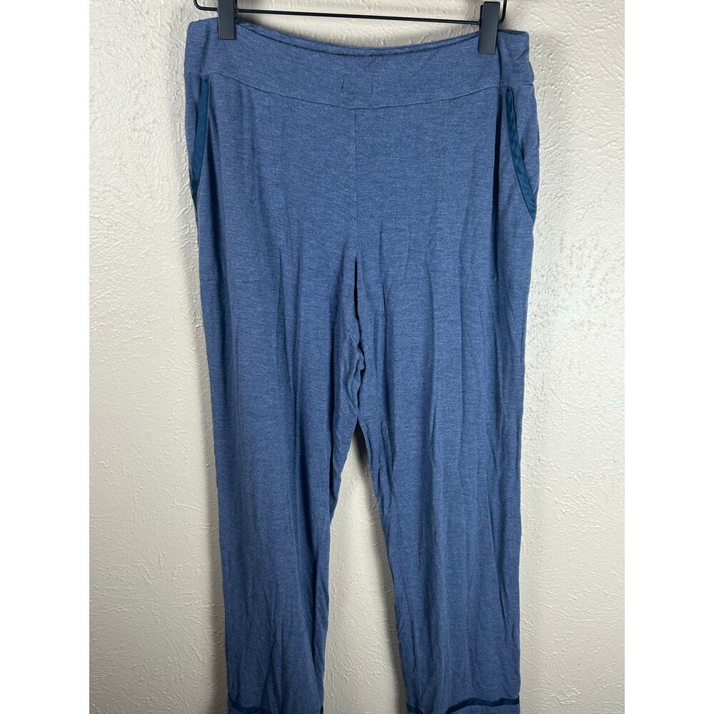 Soma Size Medium Lounge Pants Pajamas Heathered Blue Comfort Stretch Loungewear - Picture 4 of 10